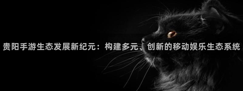 28大神在线预测：贵阳手游生态发展新纪元：构建多元、创新的移